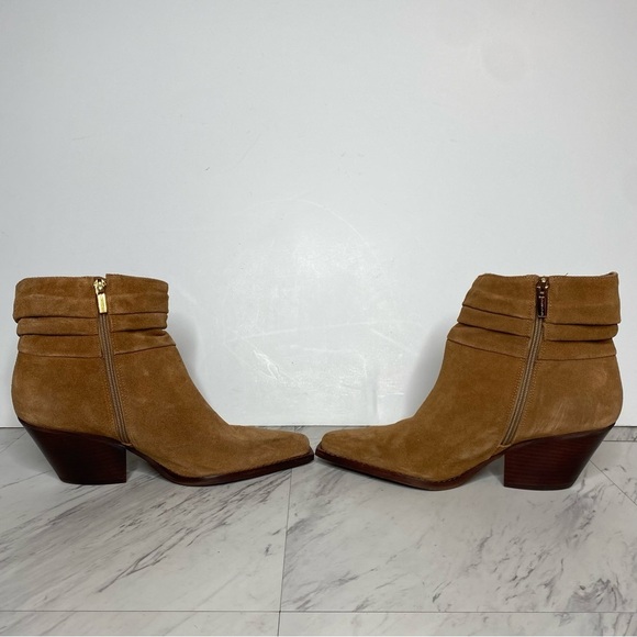 Vince Camuto Nerlinji Brown Suede Bootie 8 1/2 M - Picture 5 of 15